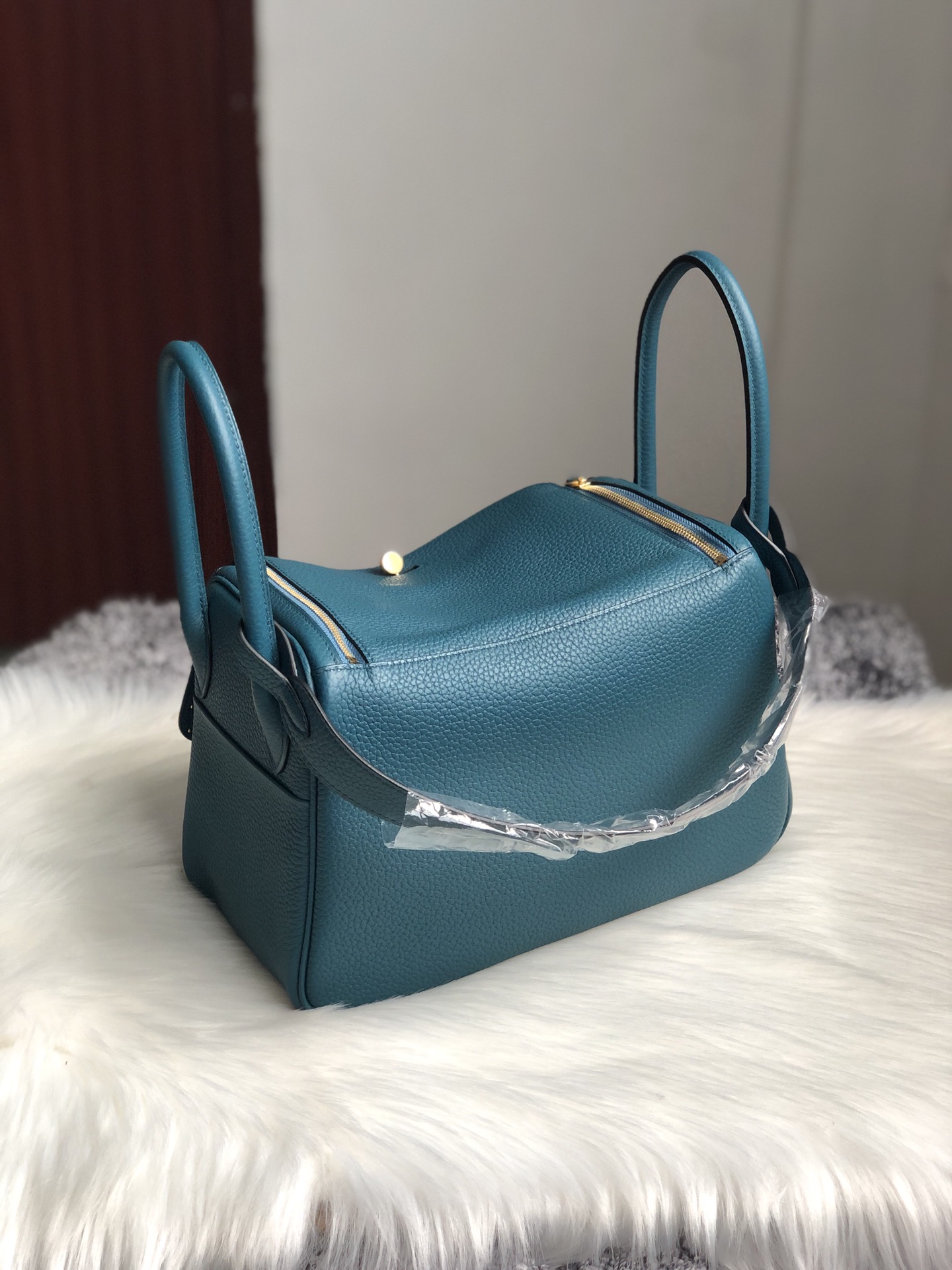 에르메스 린디백26 베르트보스포르 금장 소가죽